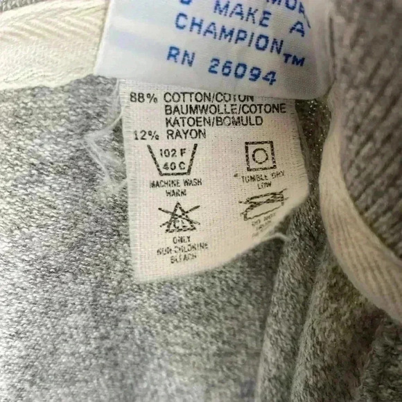 Champion Vintage Made In USA Ohio State Buckeyes Men's Gray Polo Size Large - Picture 6 of 6